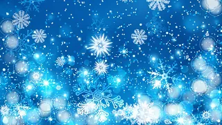 Christmas Background, Snow Falling, the lights, Snowflakes | Animated Ambient Backdrop