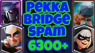 Best Pekka Bridge Spam Deck | Live Ladder Pushing | VS Counters & Hard Matchups | Mid Ladder Games |