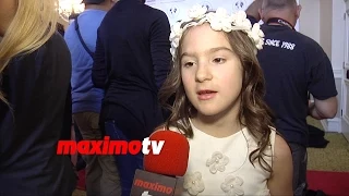 Maia Costea Interview Young Artist Awards 2015 Red Carpet