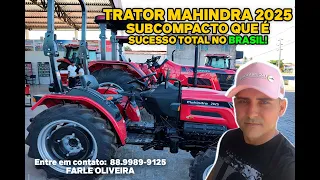 Trator Mahindra 2025 sucesso total no Brasil