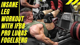 Quad focused legworkout with IFBB PRO athlete | How to prevent back and knees injuries