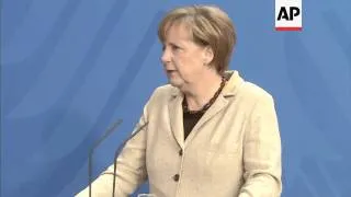 Chancellor Merkel comments on situation in Ukraine