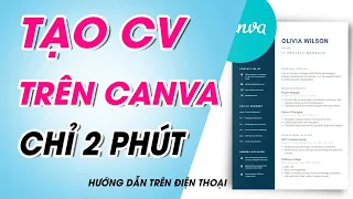 Cách tạo CV trên Canva siêu nhanh, siêu đẹp cực đơn giản