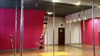 pole dance doubles choreography "lana del rey - young and beautiful"