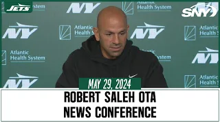 Robert Saleh on signing Tarik Cohen, Jets receiver and running back depth | SNY