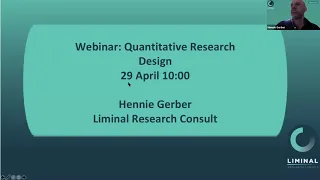 Liminal Research Consult's free webinar on quantitative and qualitative research