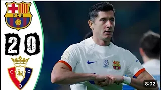 Barcelona vs Osasuna 2-0 Highlights and all goals -2024