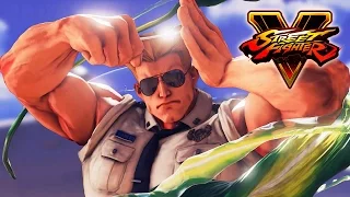 Street Fighter 5 - Guile Reveal Trailer @ 1080p (60fps) HD ✔