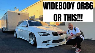 BOUGHT A PANDEM WIDEBODY KIT FOR THE GR86/BRZ! MIGHT TRADE IT FOR THIS LIBERTY WALK BMW WAGON! HELP!