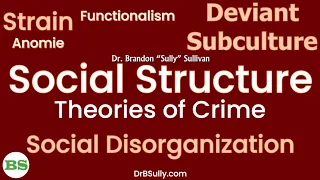 Social Structure Theories of Crime | Social Disorganization, Strain, Cultural Deviance