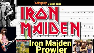 Prowler - Iron Maiden - Guitar + Bass TABS Lesson