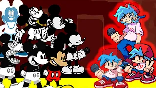 FNF UnHappy,Happy (Mickey Mouse) VS Mickey Mouse Reanimated HD 🎵 (Everyone Sings UnHappy,Happy )