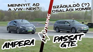 IZGALMAS zöldek - Opel Ampera vs. Volkswagen Passat GTE (Laptiming Ep. 233.)