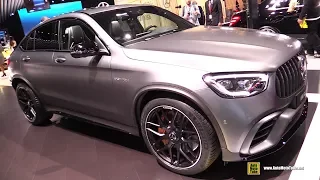 2020 Mercedes AMG GLC 63 Coupe - Exterior and Interior Walkaround - Debut at 2019 NY Auto Show