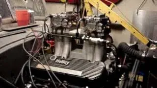rat rod 472 start up w/ baffles in pipes