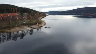 Der Schluchsee aus der Mavic Mini-Perspektive