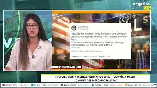 Michael Burry alerta: Podríamos estar todavía a medio camino del mercado bajista