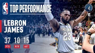 LeBron James' MONSTER Triple-Double Including a Game Winner in OT! | February 07, 2018