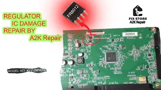 KLV-29P423D  back light ok and sound ok but no picture || how to repair sony tv ||   @A2K Repair