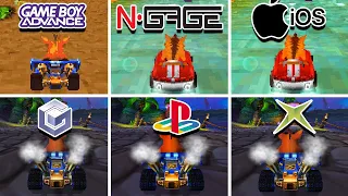 Crash Nitro Kart (2003) GBA vs N-GAGE vs iOS vs GameCube vs PS2 vs XBOX (Which One is Better?)