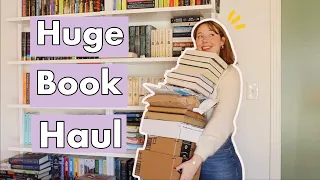 Huge Unboxing Book Haul! (booktube made me buy it)