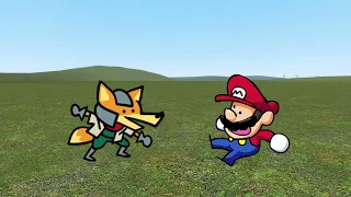 Building Up Speed - Too Smol But Melee Fox And Speedrunner Mario Sing It