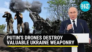 Russian Forces smash Zelensky's M777 howitzers, drones bring back fear for Ukrainians | Watch