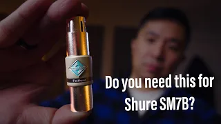 Does the Shure SM7B and UAD Apollo Twin need a Cloudlifter or Fethead?