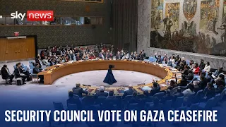 UN Security Council to vote on a ceasefire in Gaza