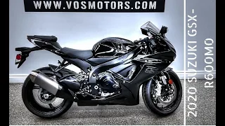 2020 Suzuki GSX R600M0 Walk Around Video