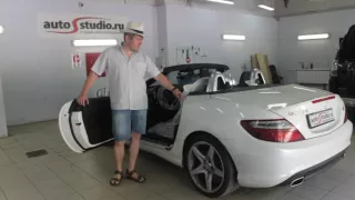 Игорь на кабриолете Mercedes Benz SLK 350 откровенно об Autostudio Марьино