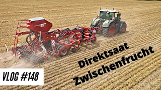 Vlog #148 Direkt nach der Gerste kommt die Zwischenfrucht in Direktsaat!