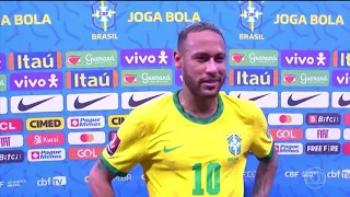 "Precisam me respeitar mais" - entrevista POLÊMICA de Neymar após o jogo Brasil 2x0 Perú