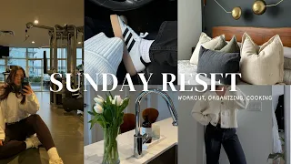 Ultimate Sunday Reset | workout, apartment clean, cold dip, ninja creami