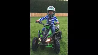 Toxic 800w Electric Mini Quad - 1st Ride!