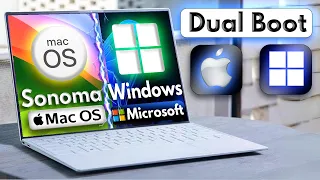 How to Dual Boot with MacOS Sonoma  and Windows 11 / Windows 10 on PC | Step by Step Guide|| Hindi