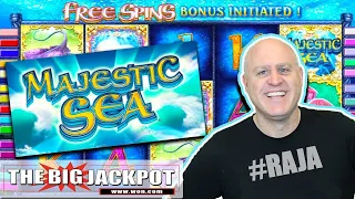 🦈 $150 Free Games Bonus! 🐬 Majestic Sea Back to Back Jackpots Playing High Limit Slots!
