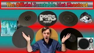 The Official Turntable Mat Shootout -- Felt vs Acrylic vs Achromat vs Rubber vs Cork - Hudson Hifi