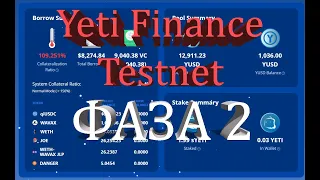 ТЕСТНЕТ YETI FINANCE ФАЗА 2