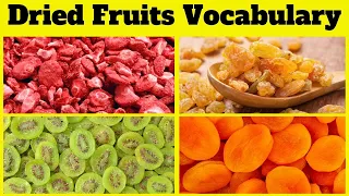 😋🍇Yummy Dried Fruits! Dried Fruits Names In English With Pictures 🖼️l Dried Fruits Vocabulary