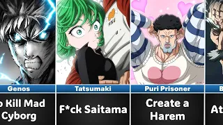 One Punch Man Characters and Their Goals