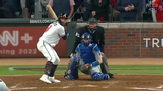 Eddie Rosario Hits Go-Ahead 3-Run Home Run In 4th | Braves vs. Dodgers (NLCS Game 6)