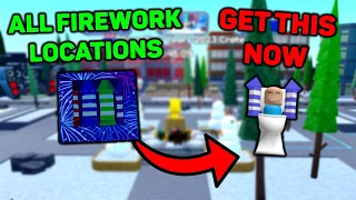 How To Get ALL 30 FIREWORKS In Toilet Tower Defense