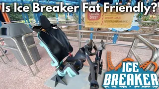 How To Fit On Ice Breaker At SeaWorld Orlando! Is Ice Breaker Fat Friendly? Test Seat Guide!