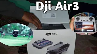 Dji Air3 Unboxing 💥| Dji Air 3 First flight | Dji Air 3 in India | Dji Drone Flying 🤟#drone