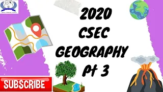 2020 CSEC Geography Paper 1 Part 3 Answers