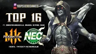 🏆MK11 Pro Kompetition: NEC20 Top 16 Ft. SonicFox, NinjaKilla, Dragon, Semiij [ES]