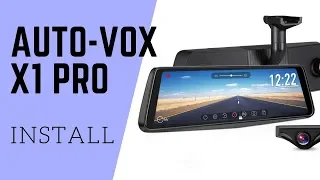 スマートルームミラー 【AUTO-VOX X1pro】 取付&レビュー