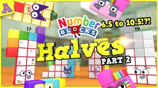 Numberblocks Halves 6.5, 7.5 8.5, 9.5 & 10.5 FLIPS | Fanmade Part 2