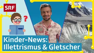 Corona-Update, Weltalphabetisierungstag, Gletscherschmelze | Kinder-News | SRF Kids – Kindervideos